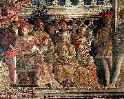 Andrea Mantegna, The court of Mantua, fresco for the Camera degli Sposi of Palazzo Ducale, Mantua.